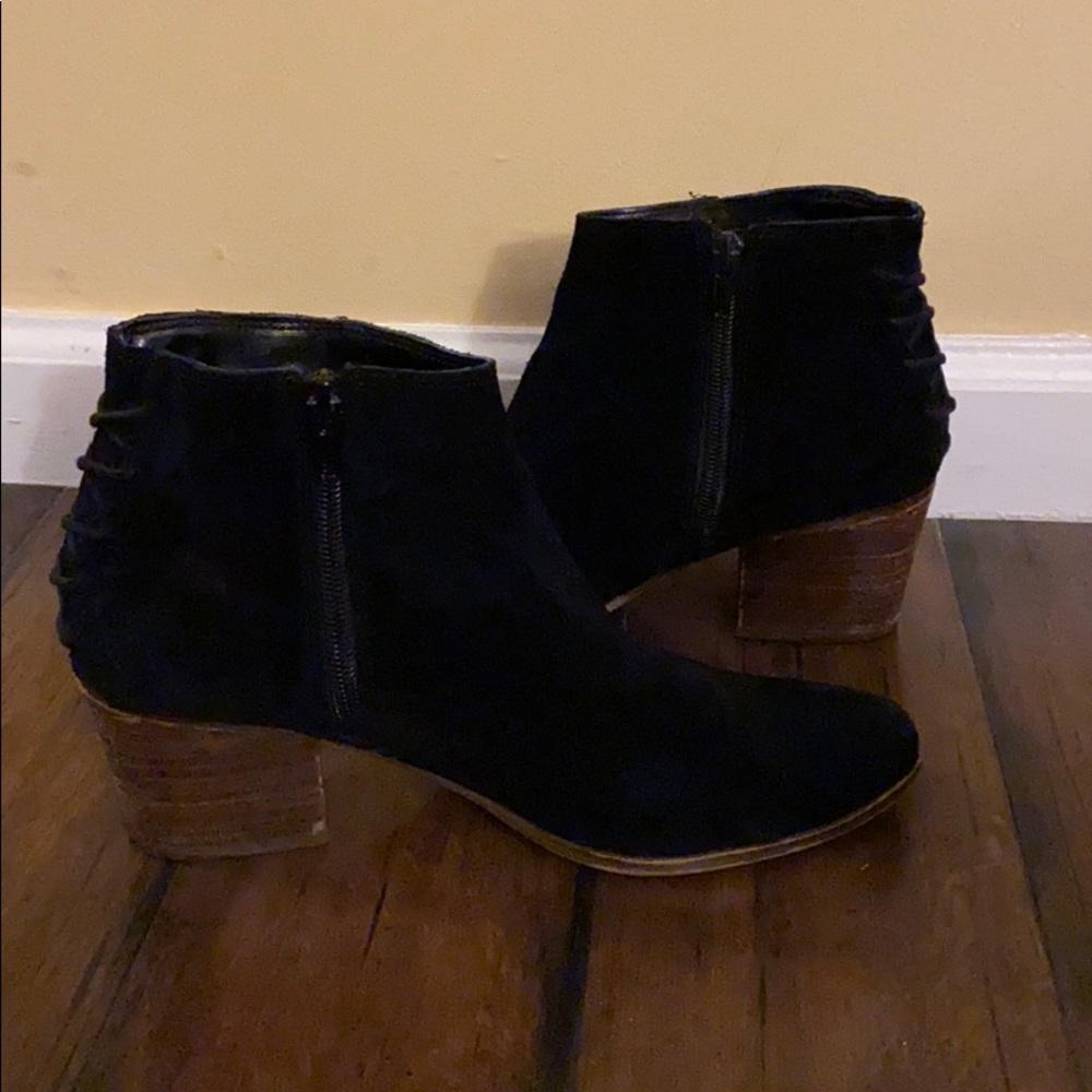 Aldo suede black booties